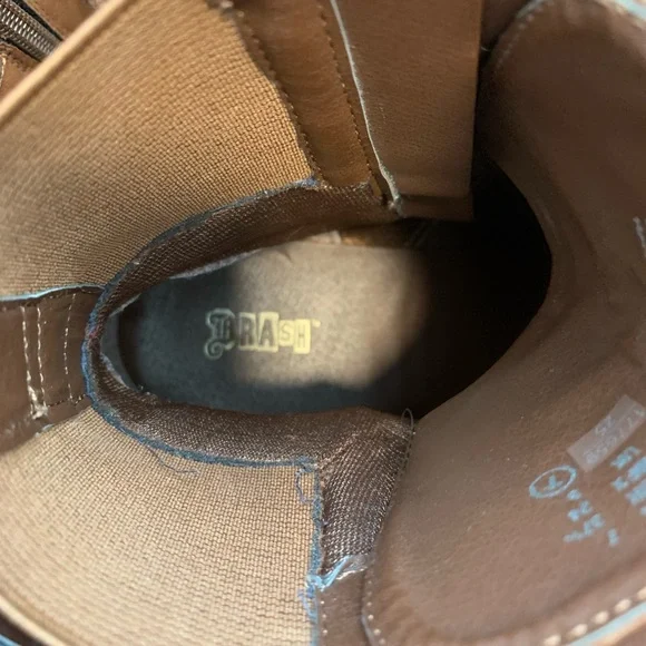 Brash | Brown Riot Combat Boots - Picture 7 of 9